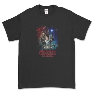 เสื้อยืด พิมพ์ลายโปสเตอร์ภาพยนตร์ Stranger THINGS