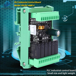 PLC บอร์ดควบคุมอุตสาหกรรม FX2N-14MR โปรแกรมคอนโทรลเลอร์โมดูล Ws2N-14Mr-S