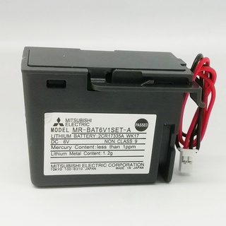 ของแท้ Mitsubashi Mitsubishi MR-JE servo แบตเตอรี่ลิเธียม MR-BAT6V1SET-A 6V