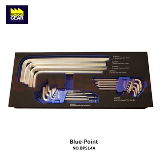 BLUE-POINT NO.BPS14A L-Shape Hex Keys Set ชุดประแจแอลแบบหัวหกเหลี่ยมแบบแยกชิ้น Factory Gear By Gear Garage