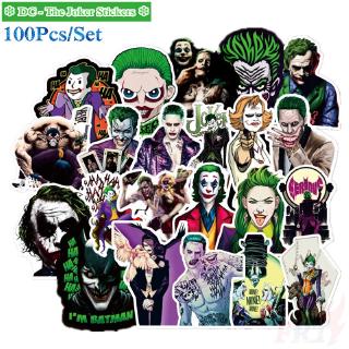 100Pcs/Set ❉ DC - The Joker สติ๊กเกอร์ ❉ DIY Fashion Mixed Luggage Laptop Skateboard Decals Doodle สติ๊กเกอร์