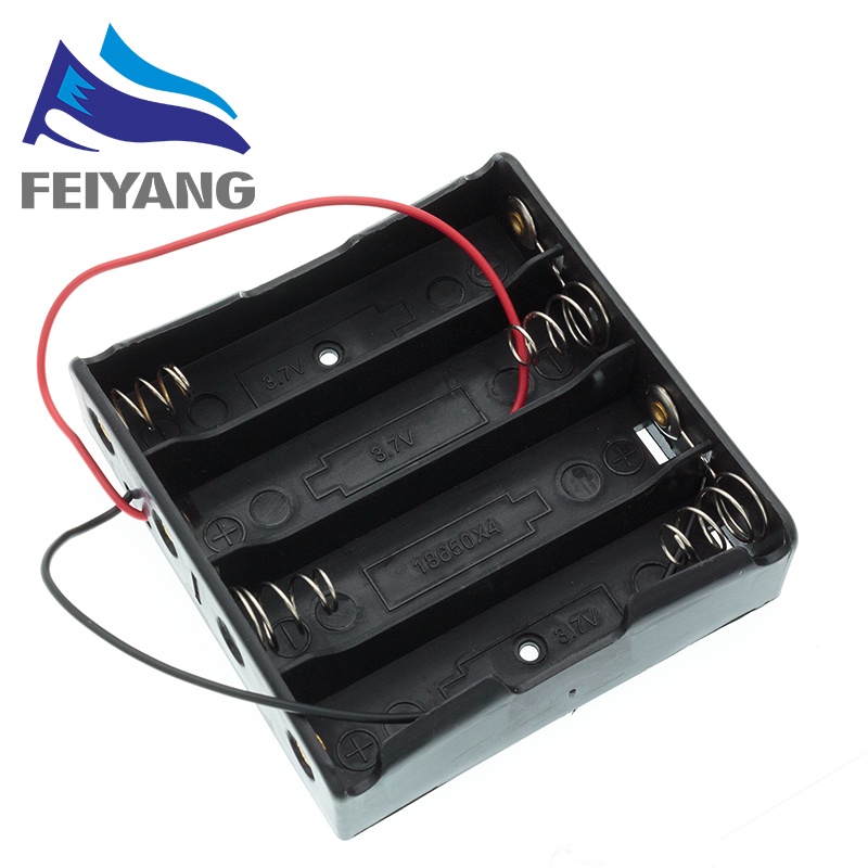 กล่องพลาสติกใส่แบตเตอรี่ AA/18650 ขนาดมาตรฐาน พร้อมสายไฟ 3.7V/1.5V - รูปที่ 5