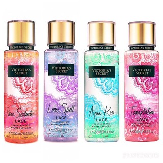 ❤️💥❣️Victorias Secret น้ำหอม LACE FRAGRANCE Collection Body Mist ขนาด 250ml. งานมิลเลอร์❤️💥❣️