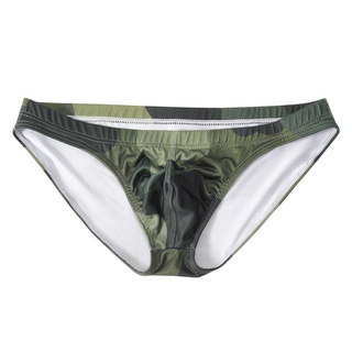 CAMILLES - -Male Underwear Bulge pouch Camouflage print Knickers Lingerie Low waist-【Mens-fashion】