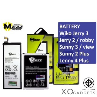 Mezz แบตเตอร์รี่ Wiko Jerry 3 Jerry 2 / robby Sunny 3 / view Sunny 2 Plus Lenny 4 Plus batt jerry3 มีมอก. รับประกัน1ปี