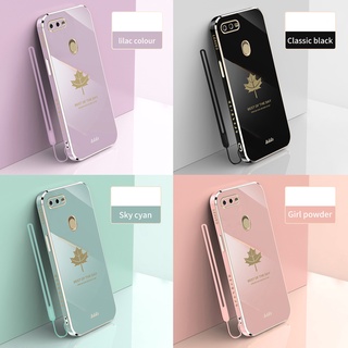 เคส Oppo F5 Youth เคส Oppo F7 เคส Oppo F9 Plus A7X เคส Oppo F11 Pro เคส Oppo A73 A93 เคส Oppo Reno 4F 4 lite เคสโทรศัพท์มือถือลายใบเมเปิ้ลสําหรับ