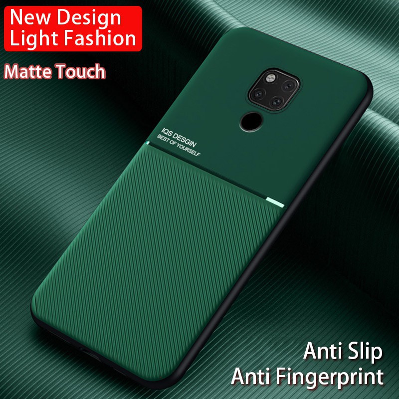 Huawei Mate 30 20 X 10 9 Pro Mate30 Mate20 Mate10 Mate9 30Pro 20Pro 10Pro 9Pro 20X Matte เคสโทรศัพท์แฟชั่น Hard Soft Anti Shock ปลอกกันกระแทก TPU ใหม่หนังฝาครอบแม่เหล็ก