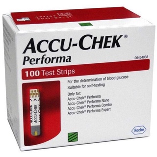 (Exp : 31/8/2024) Accu-Chek Accuchek Performa Test Strip 50/100 แผ่น