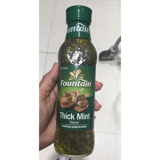 FOUNTAIN THICK MINT SAUCE ฟาว์เท่น ทิค มินต์ ซอส (ซอสสำหรับจิ้มสเต็ก) 250 กรัม