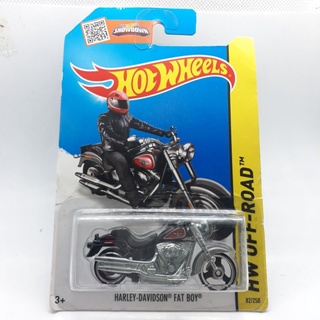 รถเหล็ก Hotwheels HARLEY-DAVIDSON FAT BOY (ib24)