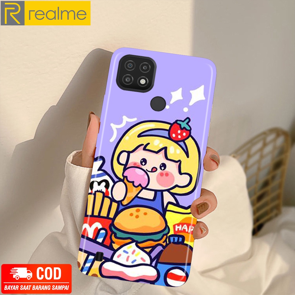 [H41] เคส 3D Doft REALME C21 | เคส Hardprint สําหรับโทรศัพท์มือถือทุกประเภท | เคสRealme C21 | เคสเด็