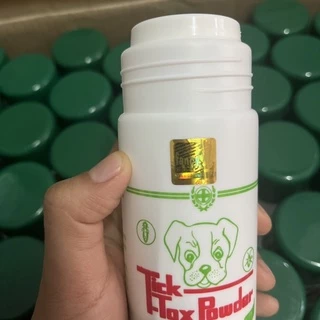 แป้งหมา Tick-Tox ผงโรยสุนัข แป้งไก่ชน แป้งสุนัขป้องกันและกำจัดเห็บหมัด ของแท้100% (รุ่นถูก)
