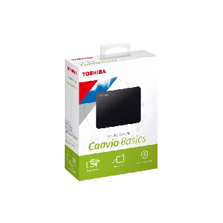 Toshiba External Harddrive (1TB) รุ่น Canvio Basics A3 External HDD Black 1TB USB 3.0