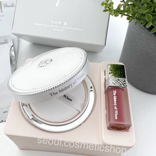 (No.21,No.23 :มีSet&amp;Refill ) The history of Whoo Gongjinhyang:Seol Radiant White Moisture Cushion Foundation Special Set