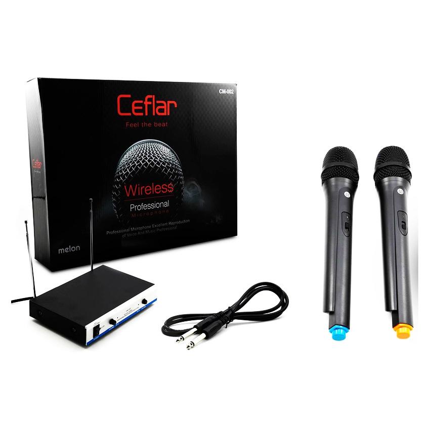 Ceflar CM-002 Microphone ไมค์โครโฟนไร้สาย (Black)