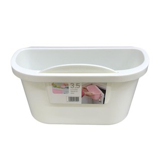 ถังเก็บเศษอาหารในครัว+ที่โกย G2400 สีขาว ตะกร้าใส่ของในครัว KITCHEN FOOD SCRAP SQUARE G2400 WHITE