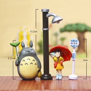 [Melody] โมเดลฟิกเกอร์เรซิ่น รูปอนิเมะแมว Jili Hayao Miyazaki Evb-classic Taking Leaf Street Light DIY สําหรับตกแต่งบ้าน