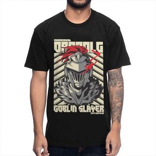 ราคาต่ำสุด!!เสื้อยืดพิมพ์ลาย 3 D Goblin slayer Harajuku สำหรับผู้ชายS-3XL