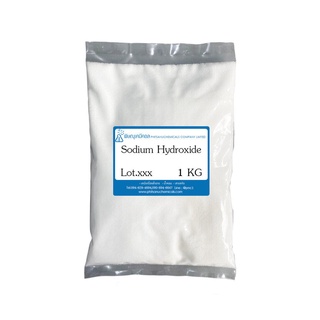 Sodium hydroxide 99% 1 KG : โซเดียมไฮดรอกไซด์ 1 กิโลกรัม // เคมีเครื่องสำอาง