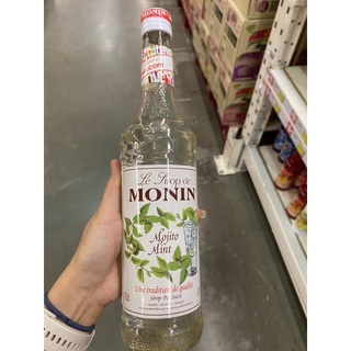 น้ำเชื่อม กลิ่น มิ้น Le Sirop De Monin Mojito Mint ( Monin Brand ) 700 Ml. เลอ ซีรอพ เดอ โมนิน โมจิโต้ มิ้น