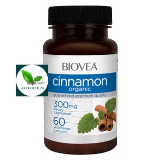 BIOVEA CINNAMON (Organic) 300 mg / 60 Capsules