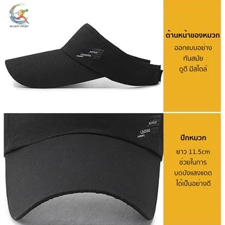 หมวกวิ่ง Visor รุ่น Leading ใส่ออกกำลังกาย ป้องกันUV 05V1