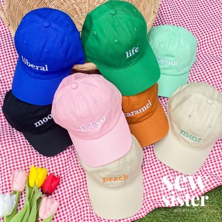 sew.sister cap หมวกแก๊ป ผ้านิ่มอย่างดี มี7สี8ลาย