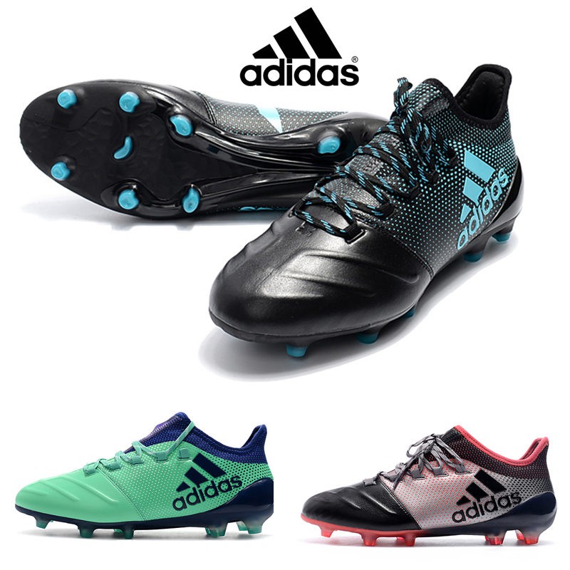 Adidas X17.1 FG รองเท้าสตั๊ด รองเท้าเตะบอลสำหรับสนามหญ้า รองเท้าฟุตบอลผู้ชาย รองเท้าฟุตบอลมืออาชีพ