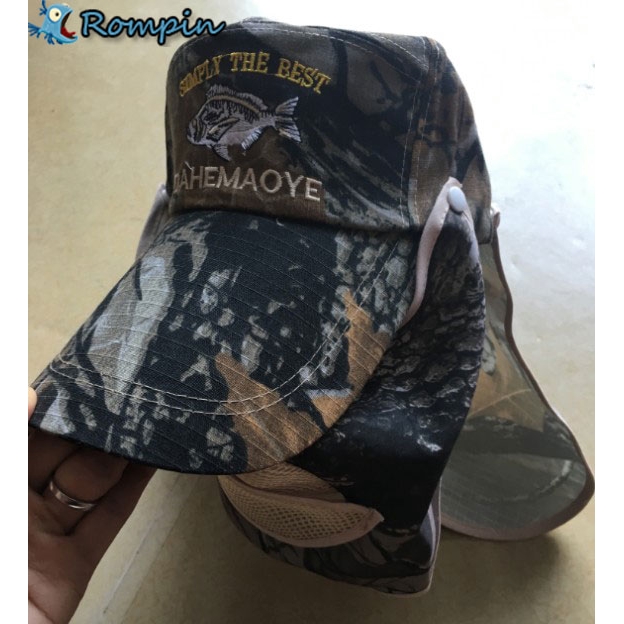 summer waterproof wide brim fishing hat UV protection hat men bucket hat sun protection camouflage fisherman hat