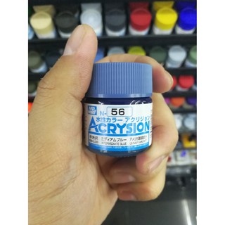 สีสูตรน้ำ Mr.Acrysion Color N56 INTERMEDIATE Us Navy Aircraft (Semi-Gloss) 10ml