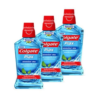 (เเพ็ค 3) Colgate คอลเกต พลักซ์ เปปเปอร์มินท์ เฟรช 100 มล.