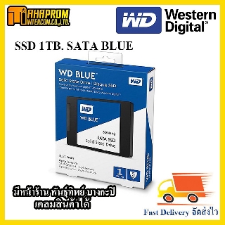 1 TB SSD (เอสเอสดี) WD BLUE (WDS100T2B0A) SATA 3D.