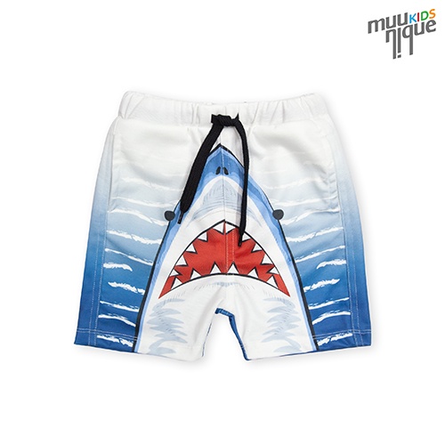 MUUNIQUE طقم أطفال تيشيرت وبنطلون Big Shark — صورة 5
