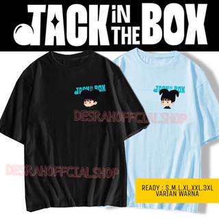 เสื้อยืด พิมพ์ลายโลโก้ bts jhope Jack in the box CHIBI ขนาดเล็ก สไตล์เกาหลี