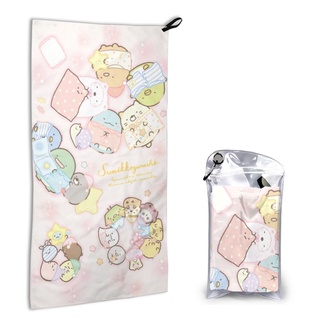 Sumikko Gurashi ผ้าขนหนูนุ่ม แห้งเร็ว 40*80 ซม. (16*31.5 นิ้ว) สําหรับเล่นกีฬากลางแจ้ง ทุกเพศ