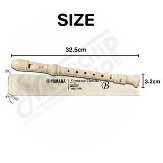 ขลุ่ย รีคอร์เดอร์ เรคอร์เดอร์ ขลุ่ยยามาฮ่า YAMAHA recorderคีย์ C รุ่น YRS-23 G