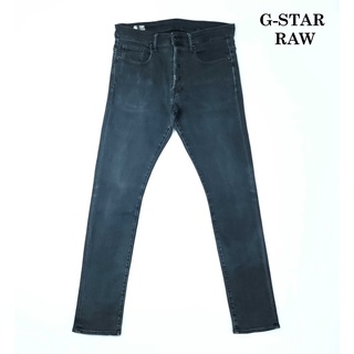 ยีนส์ G-Star Raw เอว 33-34 สีเทาฟอก ผ้ายืด ขาเดฟ