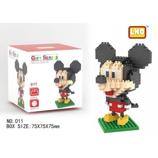 ตัวต่อนาโนไมโครบล็อค LNO ชุดมิกกี้เม้าส์ ขนาดไซส์ M จำนวน 230 ชื้น