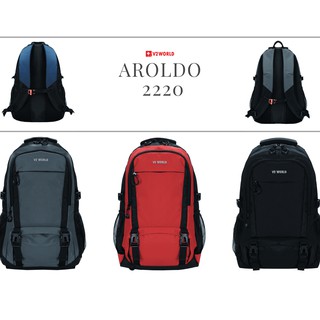 V2WORLD กระเป๋าเป้รุ่น AROLDO 2220 (BLACK,NAVY,GREY,RED)