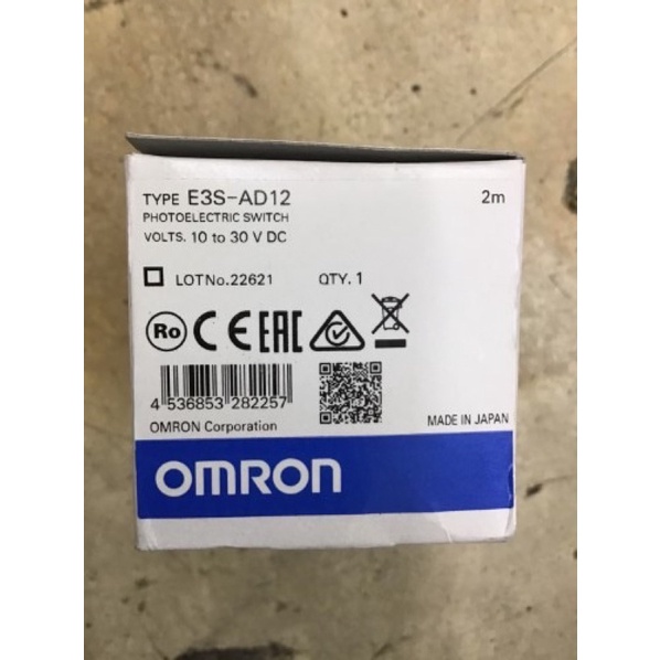 OMRON Photoelectric Sensor E3S-AD12 2M