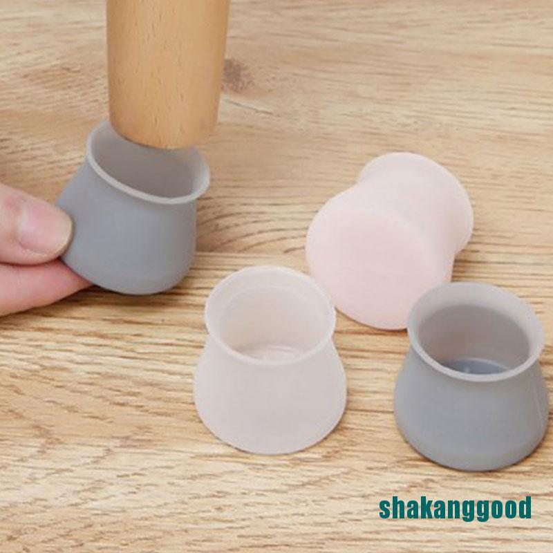 Skth แผ่นยางซิลิโคน ทรงกลม สําหรับรองขาโต๊ะ เก้าอี้