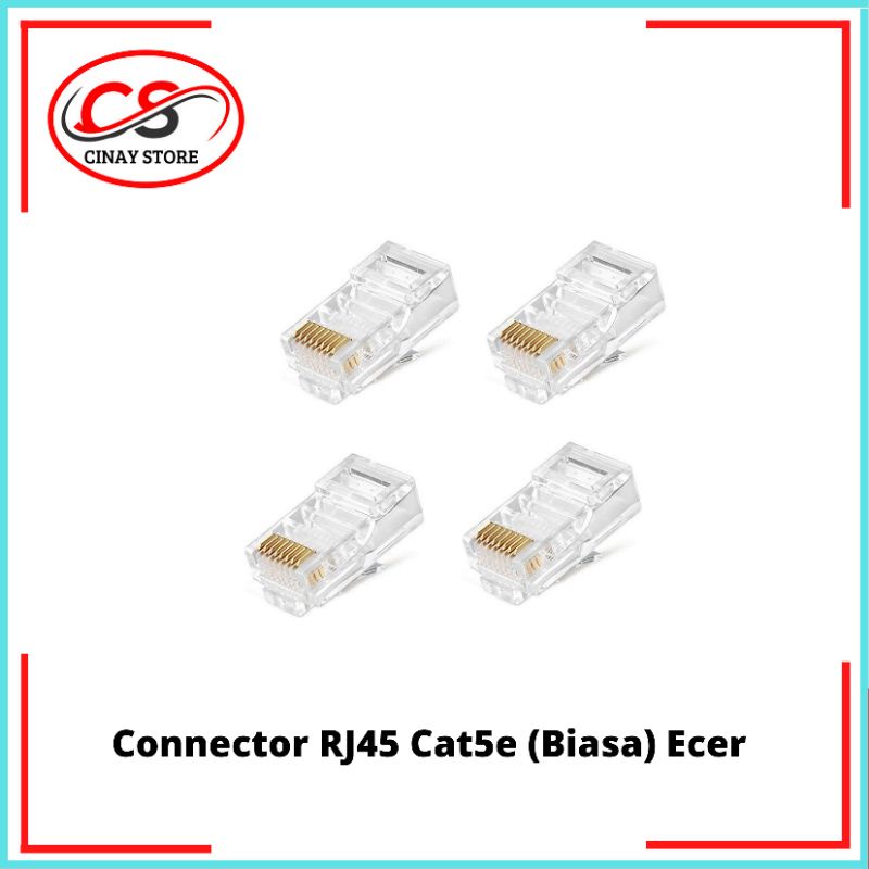 RJ45 Cat5e UTP Connector/RJ45 Cat 5e UTP Connector ขายปลีก