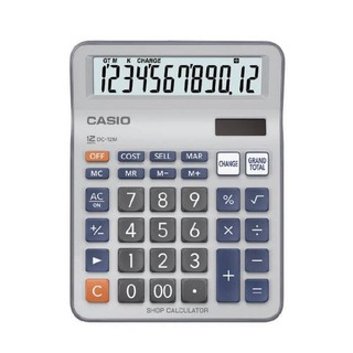 DC-12M เครื่องคิดเลข Casio 12 หลัก ของแท้ ของใหม่ ประกันศูนย์