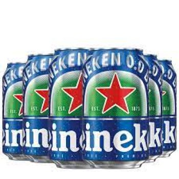 Heineken 0.0 Non-Alcoholic Malt Drink 330 ml. Pack 12.ไฮเนเก้น 0.0 เครื่องดื่มมอลต์ไม่มีแอลกอฮอล์ 33