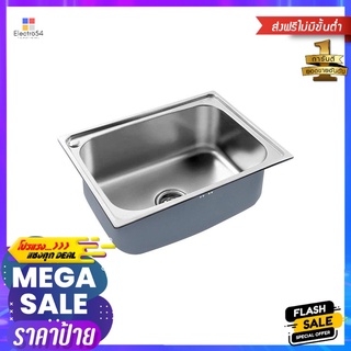 ซิงค์ฝัง 1หลุม DYNA HOME LS-6045 สเตนเลสBUILT-IN SINK DYNA HOME LS-6045 1B STAINLESS STEEL