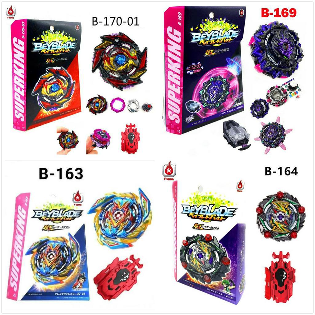 Beyblade BURST GT B-170-01 Death Diabolos Abyss Diabolos B-163 Booster Brave Valkyrie B-169 Red and 