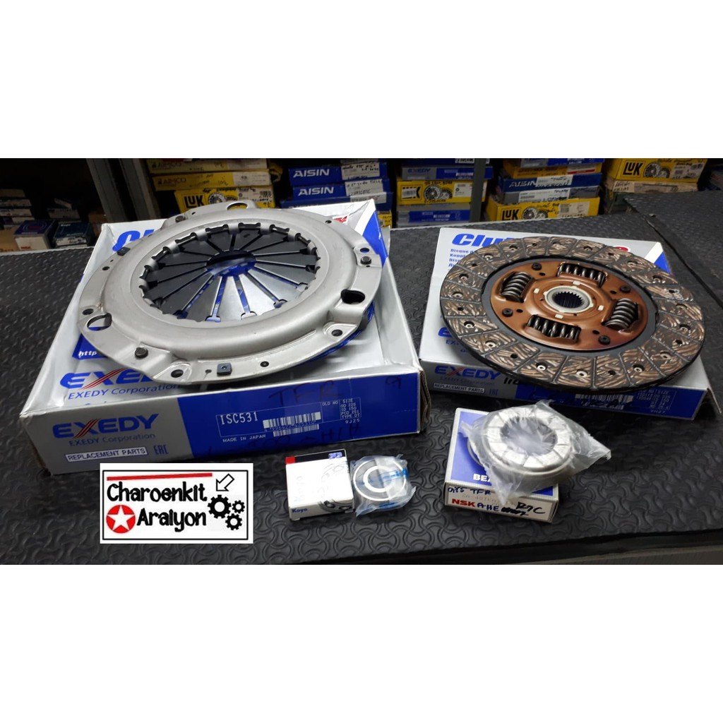 Clutch Exedy DK(JAPAN) ชุดยกคลัทซ์ จานกด+แผ่นคลัทซ์+ลูกปืนคลัทซ์NSK+ลูกปืนปลายเกียร์ ISUZU TFR D-MAX *4JA1* 2.5 9 นิ้ว