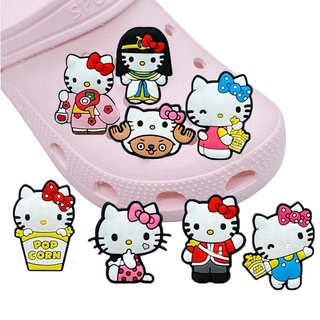 เครื่องประดับ จี้การ์ตูน Hello Kitty Jibbits KT Cat Jibitz Jibits น่ารัก สําหรับผู้หญิง