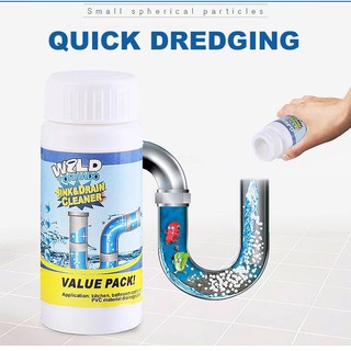 wild tornado Sink&amp;drain cleaner ผงละลายแก้ท่อตัน ผงล้างท่อตัน ผงแก้ท่อตัน ล้างไขมันในท่อ ผงระเบิดท่อ แก้ปัญหาท่ออุดตัน