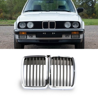 กระจังหน้าโครเมี่ยม สีดํา สําหรับ Bmw E30 M3 3 Serie 1982-1991